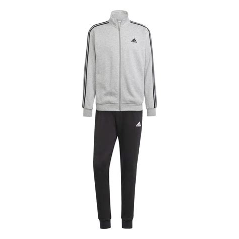 adidas trainingspak lichtgrijs|Trainingspak voor fitness en soft training heren grijs zwart.